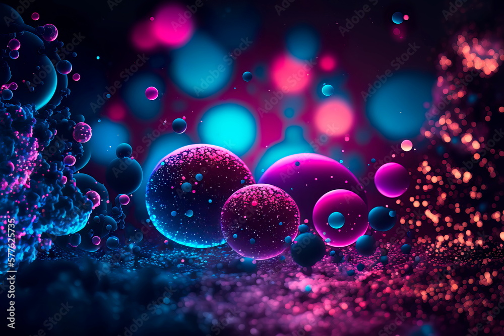 Abstract background with luminous. Generative AI Abstract background with luminous. Generative AI