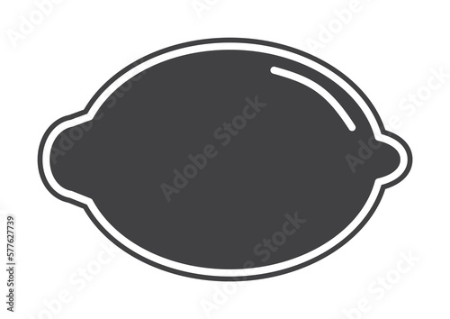 lemon icon illustration design art