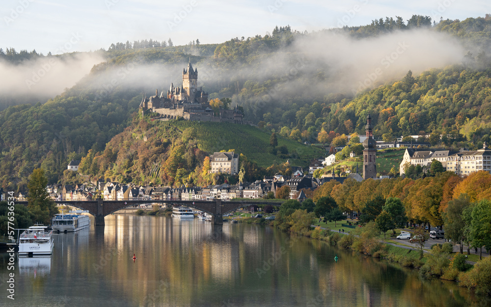 Fototapeta premium Cochem, Moselle, Germany