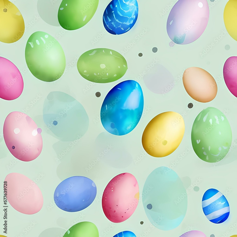 easter eggs created with generative ai