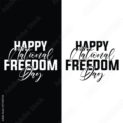happy freedom day t-shirt design vector template
