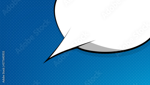 Pop Art comic background with a speech bubble