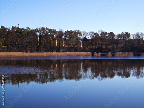 Blick über den Stadtsee zum Joachimsthalschen Gymnasium photo