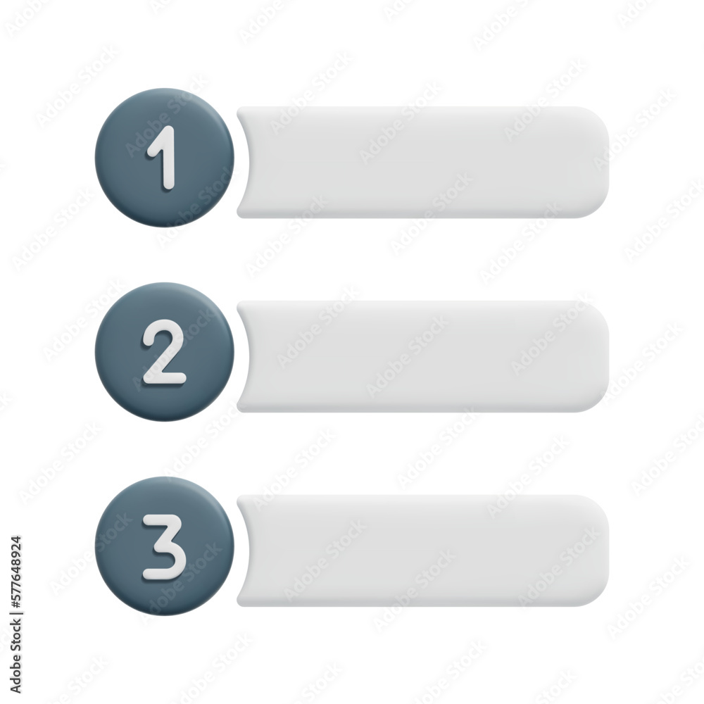 3d priority icon vector. Isolated on white background. 3d agile, business and technology concept. Cartoon minimal style. 3d list icon vector render illustration. 3d priority icon vector. Isolated on white background. 3d agile, business and technology concept. Cartoon minimal style. 3d list icon vector render illustration.