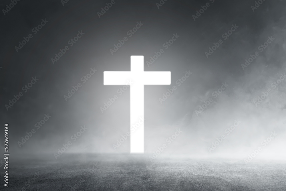 Naklejka premium Christian Cross