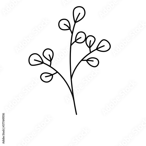 plant, flower, nature, line, leaf, seamless flower