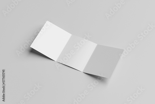 A5 Triflod mockup