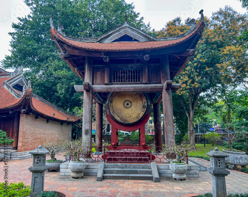 large chinese wooden structure 