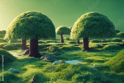 Fotografia Carrageen moss from Ireland. Generative AI