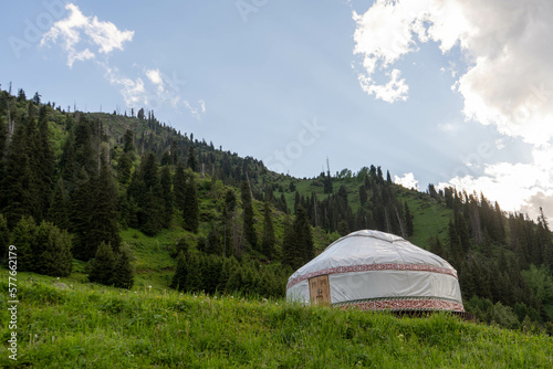nomads house in the mountains - yurt 