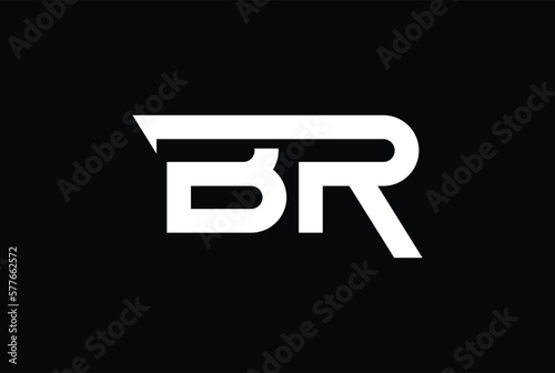 BR And RB Letter Logo And Icon Design Vector Template.