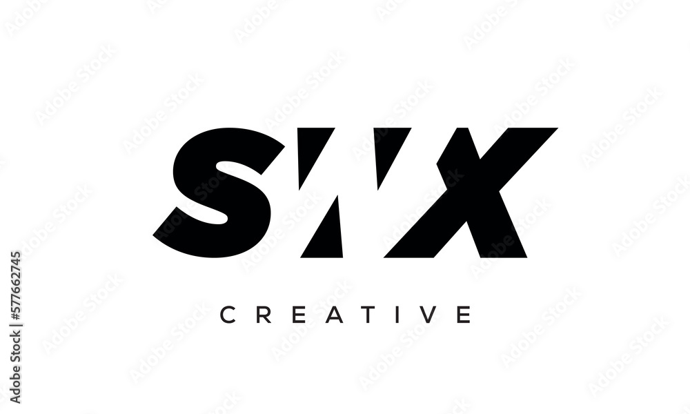 SWX letters negative space logo design. creative typography monogram vector SWX letters negative space logo design. creative typography monogram vector
