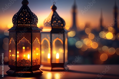 mosque at sunset © Umar