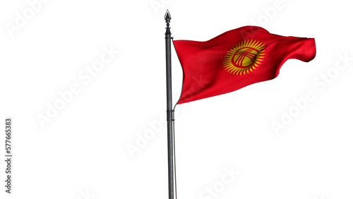  Kyrgyzstan, Kyrgyz Republic, Country Flag