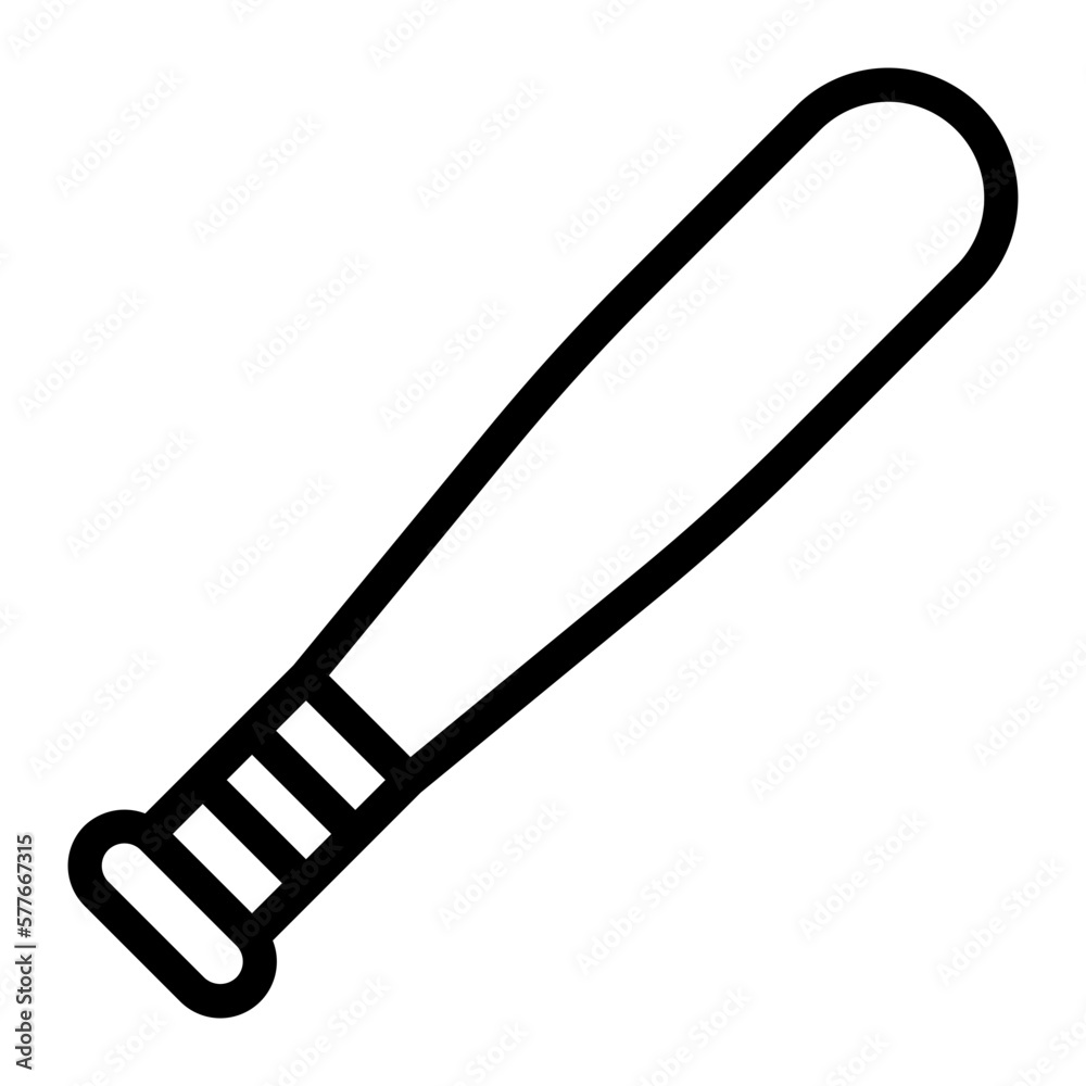 baseball bat line icon baseball bat line icon