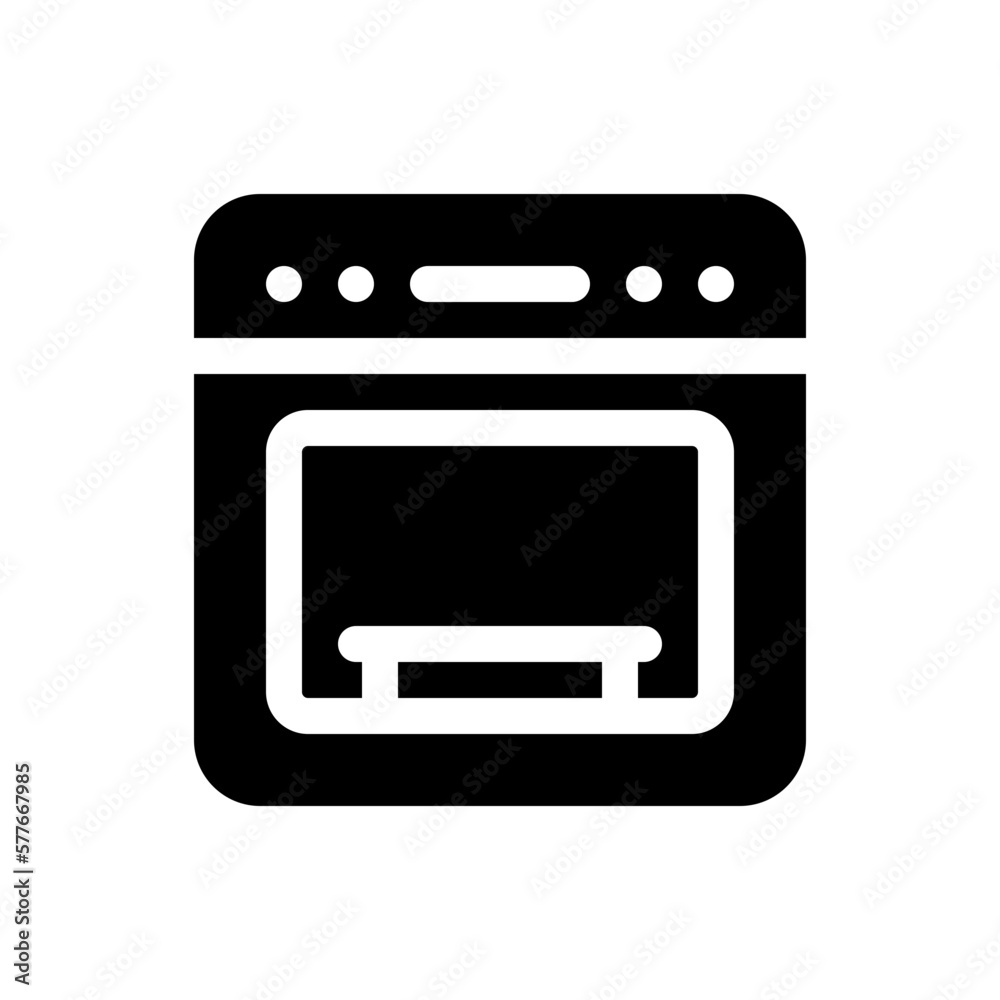 oven glyph icon oven glyph icon