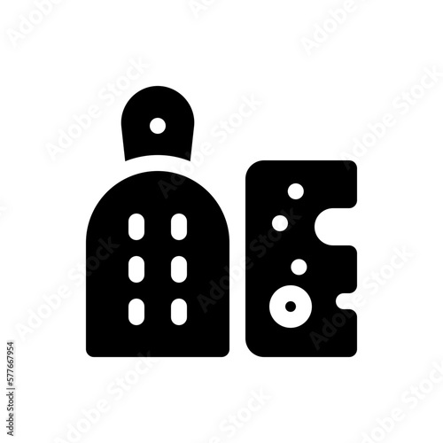 cheese glyph icon