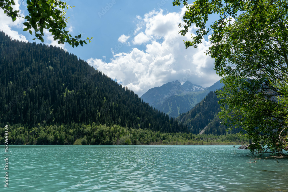 lake in the mountains