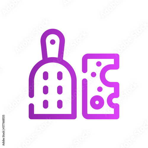 cheese gradient icon