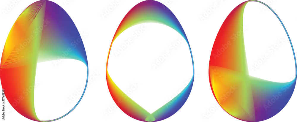 Easter Egg Design. Vector oval shape. Ornament Easter eggs set. Easter Egg Design. Vector oval shape. Ornament Easter eggs set.