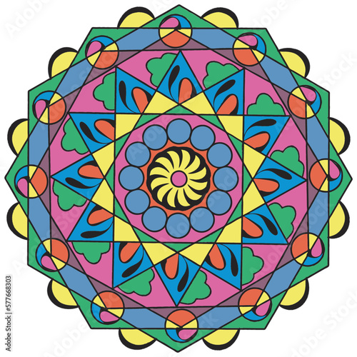 Decorative mandala