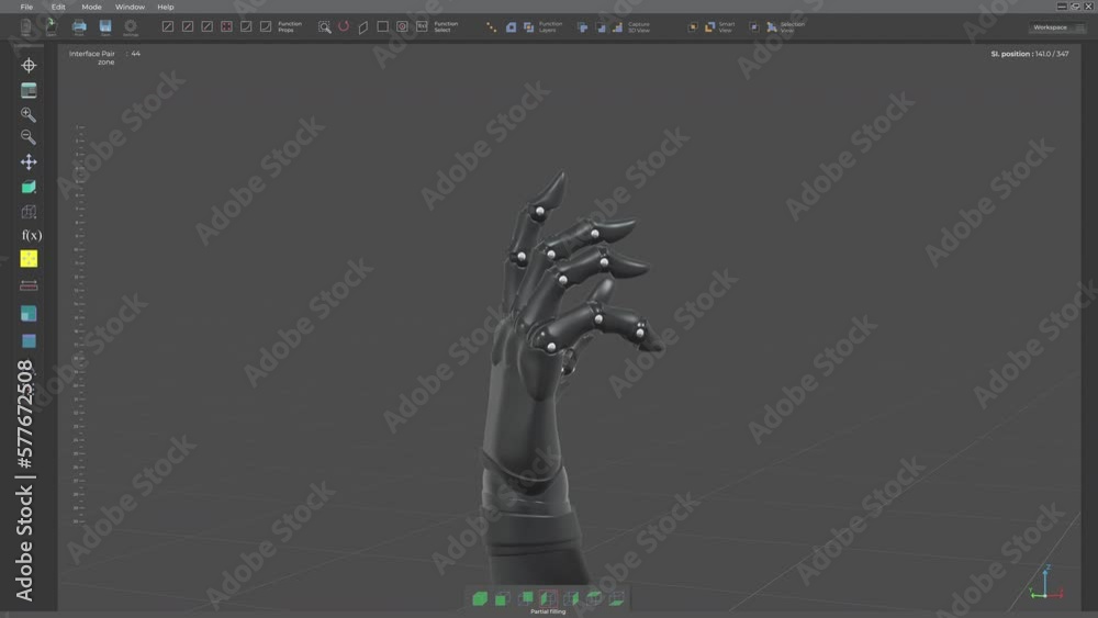 tutorial creating 3d javascript robotic arm... 3D Robot Arm Pieces Assembled by Program Interface to Make High-Tech ...