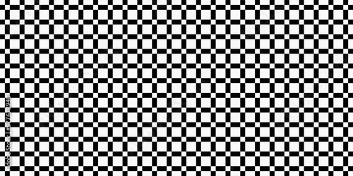 Grid black and white. Seamless grid of intersecting stripes. Vector seamless pattern, for print and surface design.