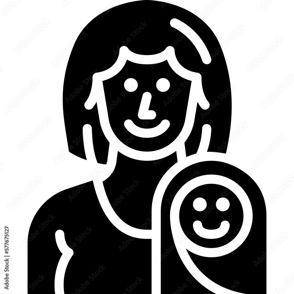 mother solid icon