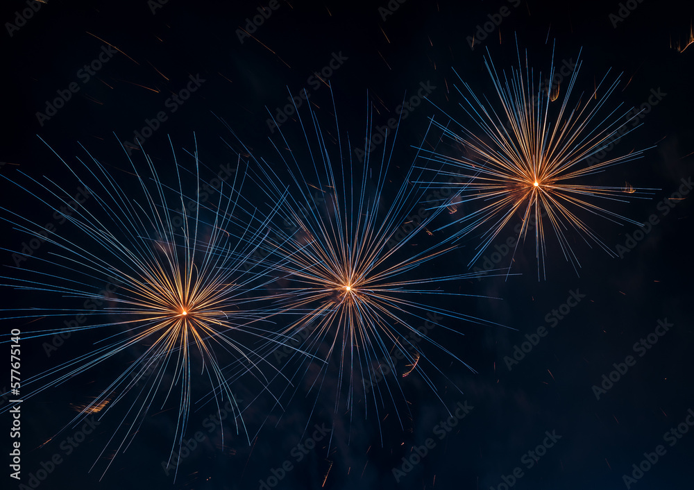 Abstract Colors Fireworks Lights