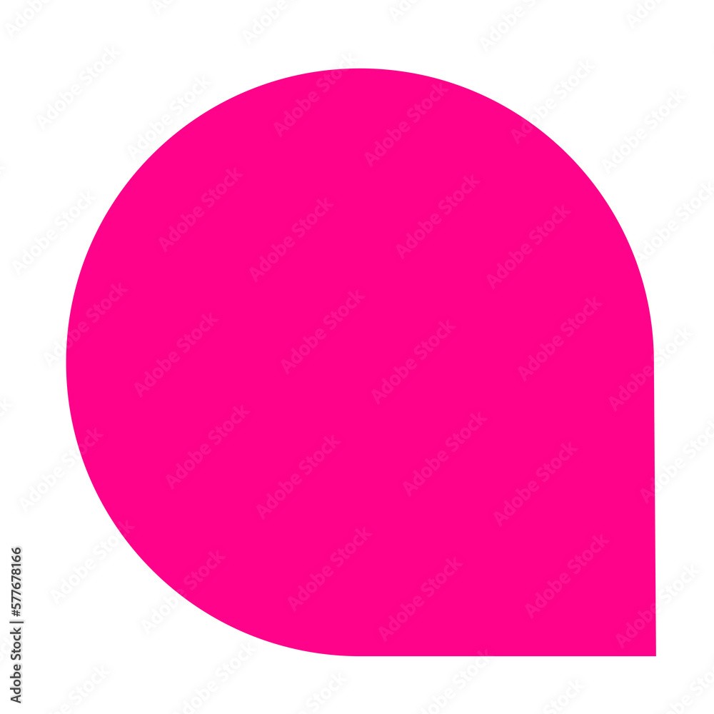 pink shape sticker element