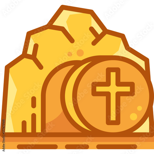cave two tone icon