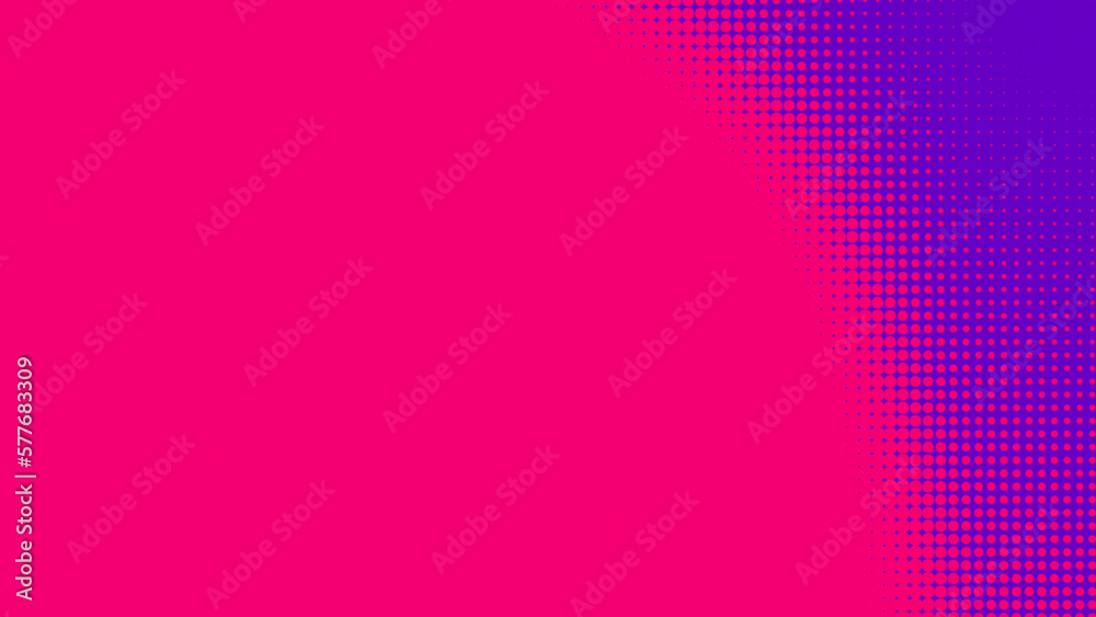 Dots halftone purple pink color pattern gradient texture with technology digital background. Pop art comics with nature graphic design. Dots halftone purple pink color pattern gradient texture with technology digital background. Pop art comics with nature graphic design.