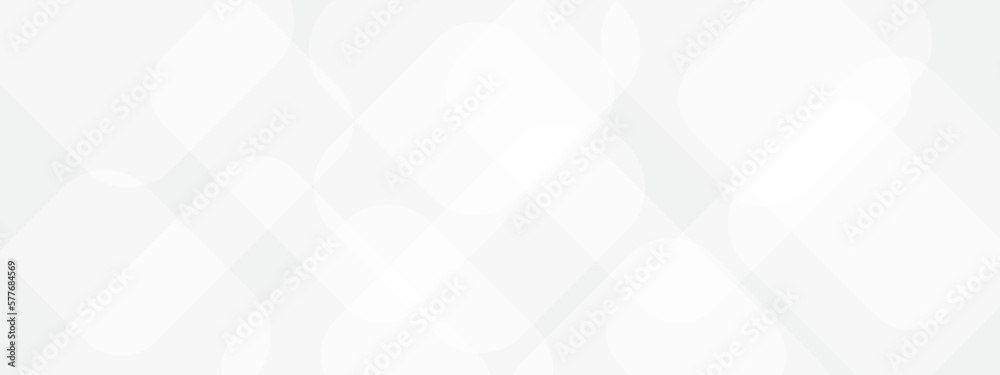 Abstract white and gray square pattern background with technology banner design.
