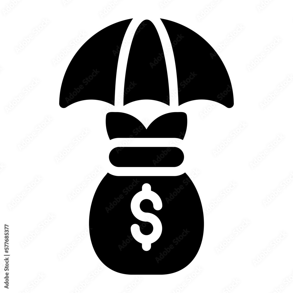 insurance glyph icon insurance glyph icon