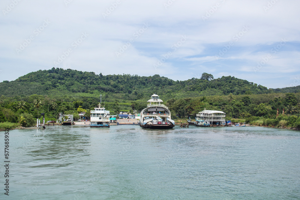 Beautiful view of the beach of Thailand on a sunny day Beautiful view of the beach of Thailand on a sunny day