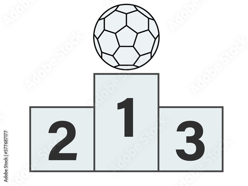Geometric - shapes-winners podium. games