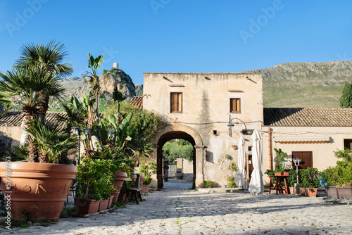 Beautiful view of Scopello village, Sicily island, Italy © kite_rin
