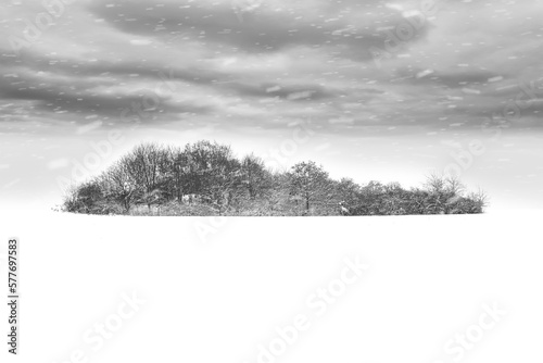 Wallpaper Mural landscape with snow Torontodigital.ca