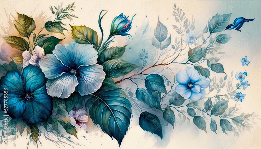 Vibrant Floral Background Texture | AI Generated