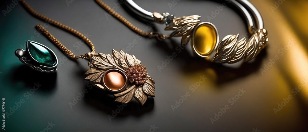 Naklejka premium a perfect gift for every occasion designer jewelry generative ai