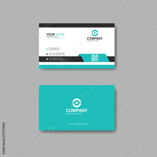 Professional modern and creative clean business card, corporate modern visiting card, creative business cards layout