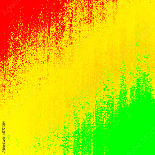 Yellow red and green abstract square background. Simple design. Textured  for banners  posters  and vatious graphic design works