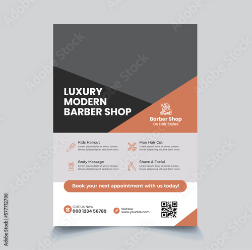 Barber Shop Flyer Template