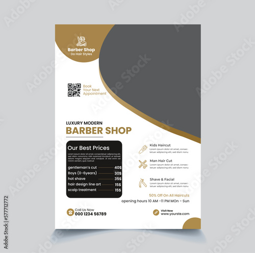 Barber Shop Flyer Template