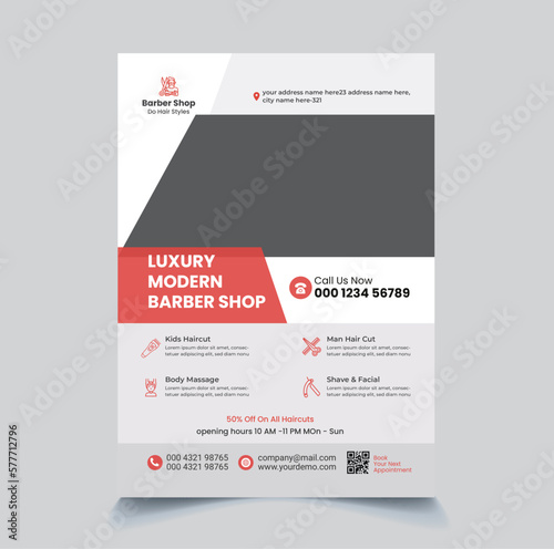 Barber Shop Flyer Template