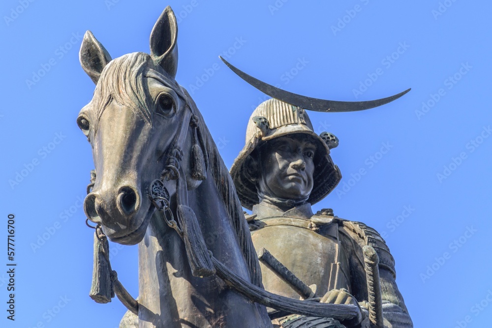 伊達政宗騎馬像 Stock Photo Adobe Stock