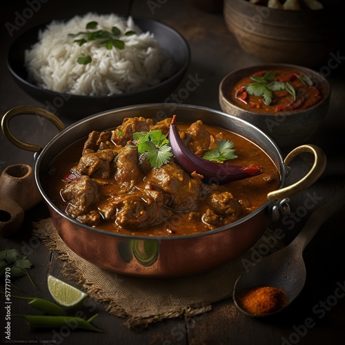 chicken curry with rice