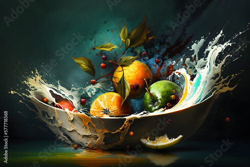 Abstract paint color backgrsplash oil color, colourful background, Made by ,Artificial intelligence ound with splashes, oil paint, vector illustration, Made by ,Artificial intelligence photo