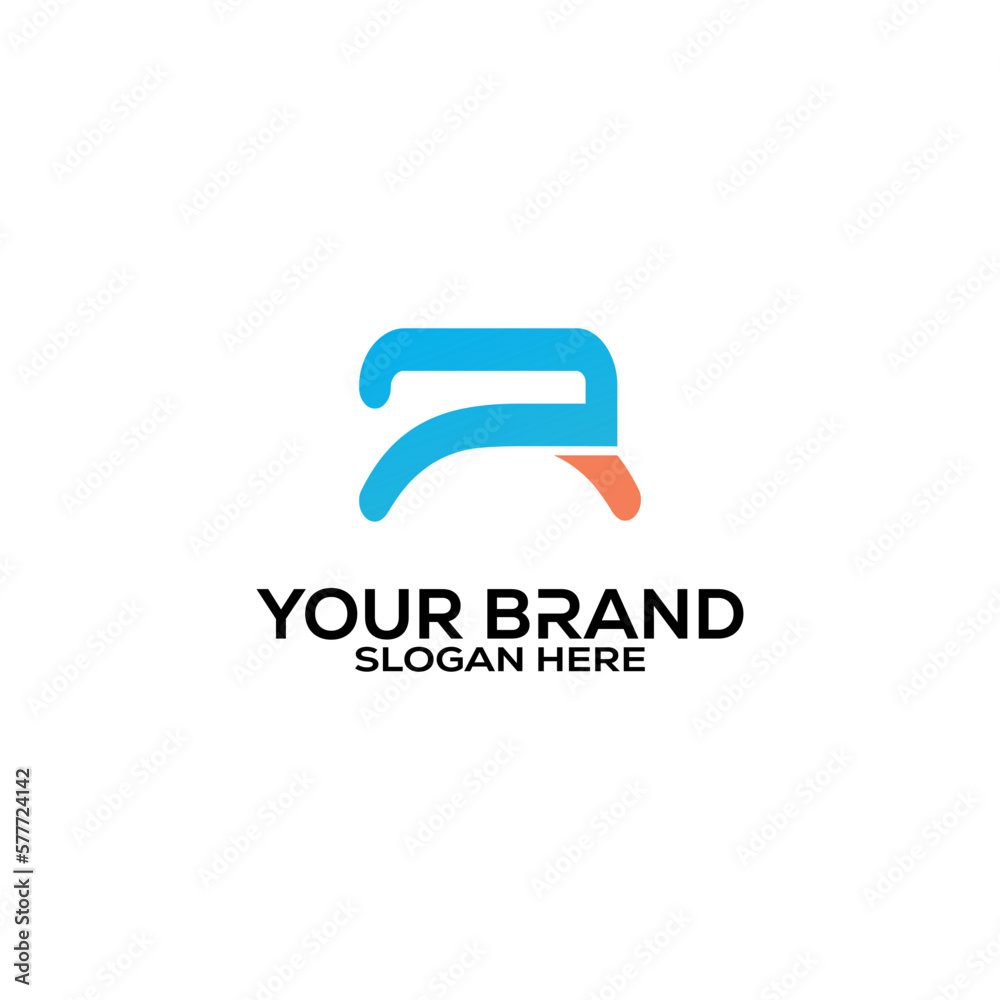 Fototapeta premium Letter R logo design template 