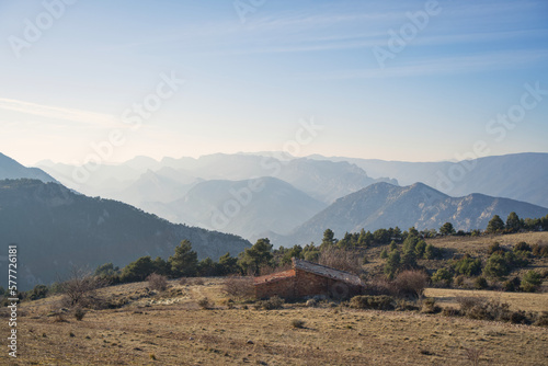 landscape in the mountains in Europe